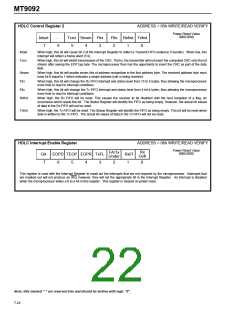 浏览型号MT9092的Datasheet PDF文件第22页