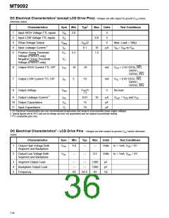 浏览型号MT9092的Datasheet PDF文件第36页