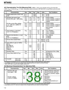 浏览型号MT9092的Datasheet PDF文件第38页