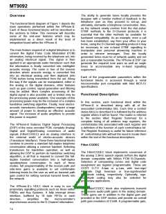 浏览型号MT9092的Datasheet PDF文件第4页