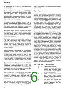 浏览型号MT9092的Datasheet PDF文件第6页