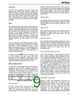 浏览型号MT9092的Datasheet PDF文件第9页