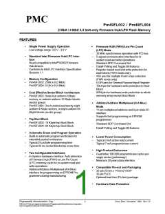 浏览型号PM49FL002T-33JC的Datasheet PDF文件第1页
