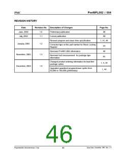 浏览型号PM49FL004T-33VCE的Datasheet PDF文件第46页