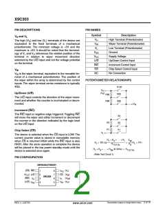 浏览型号X9C303PI的Datasheet PDF文件第2页