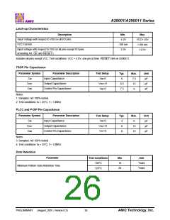 浏览型号A29001U-55的Datasheet PDF文件第26页