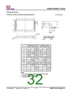 浏览型号A29001U-55的Datasheet PDF文件第32页