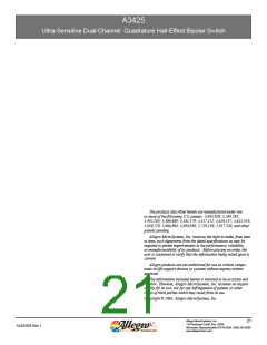 浏览型号A3425EL-T的Datasheet PDF文件第21页