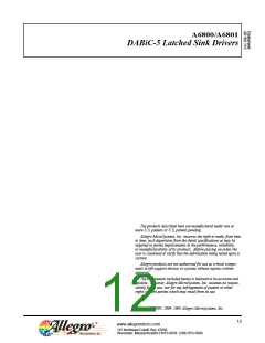 浏览型号A6801SA-T的Datasheet PDF文件第12页
