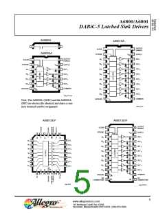 浏览型号A6801SA-T的Datasheet PDF文件第5页