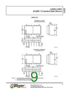 浏览型号A6801SA-T的Datasheet PDF文件第9页