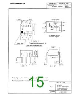 浏览型号PC900V的Datasheet PDF文件第15页