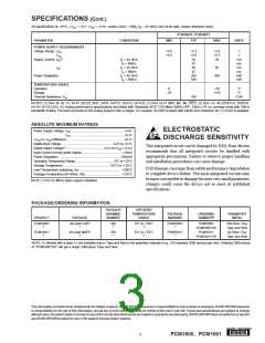 浏览型号PCM1601Y的Datasheet PDF文件第3页
