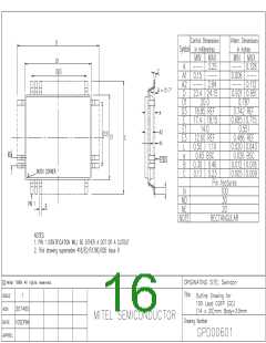 浏览型号PDSP1601-MC的Datasheet PDF文件第16页