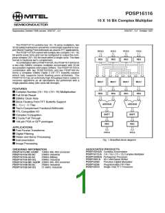 浏览型号PDSP16116AB0GG的Datasheet PDF文件第1页