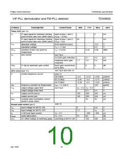 浏览型号TDA9800T的Datasheet PDF文件第10页