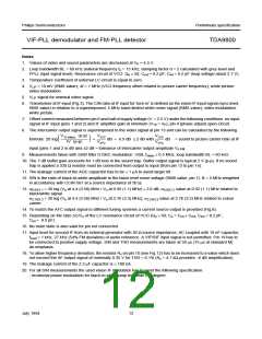 浏览型号TDA9800T的Datasheet PDF文件第12页