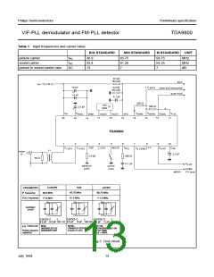 浏览型号TDA9800T的Datasheet PDF文件第13页