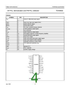 浏览型号TDA9800T的Datasheet PDF文件第4页