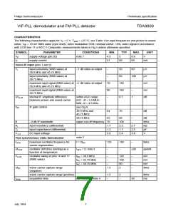 浏览型号TDA9800T的Datasheet PDF文件第7页