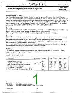 浏览型号TEA5500的Datasheet PDF文件第1页