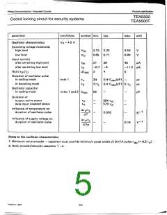 浏览型号TEA5500的Datasheet PDF文件第5页