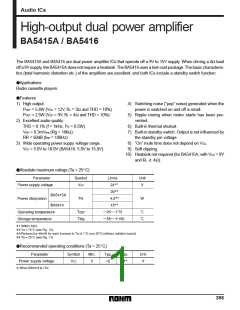 浏览型号BA5415A的Datasheet PDF文件第1页