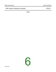 浏览型号BF324的Datasheet PDF文件第6页