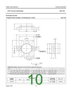 浏览型号BLV25的Datasheet PDF文件第10页