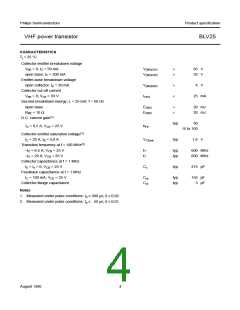 浏览型号BLV25的Datasheet PDF文件第4页