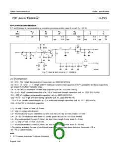 浏览型号BLV25的Datasheet PDF文件第6页