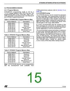 浏览型号ST6210BB6/OTP的Datasheet PDF文件第15页