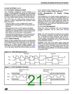浏览型号ST6210BB6/OTP的Datasheet PDF文件第21页