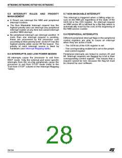 浏览型号ST6210BB6/OTP的Datasheet PDF文件第28页