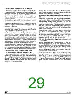 浏览型号ST6210BB6/OTP的Datasheet PDF文件第29页