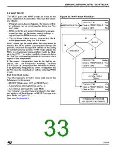 浏览型号ST6210BB6/OTP的Datasheet PDF文件第33页