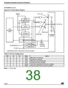 浏览型号ST6210BB6/OTP的Datasheet PDF文件第38页