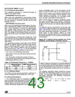 浏览型号ST6210BB6/OTP的Datasheet PDF文件第43页