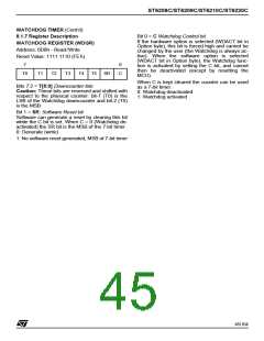 浏览型号ST6210BB6/OTP的Datasheet PDF文件第45页