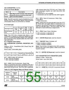 浏览型号ST6210BB6/OTP的Datasheet PDF文件第55页