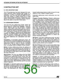 浏览型号ST6210BB6/OTP的Datasheet PDF文件第56页