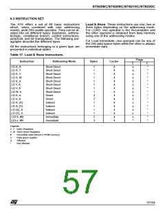 浏览型号ST6210BB6/OTP的Datasheet PDF文件第57页