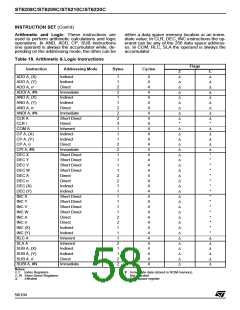 浏览型号ST6210BB6/OTP的Datasheet PDF文件第58页