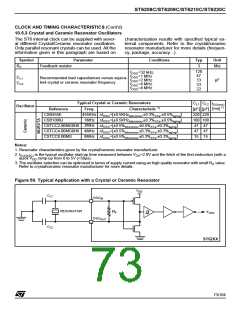 浏览型号ST6210BB6/OTP的Datasheet PDF文件第73页