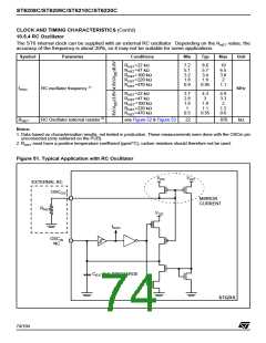 浏览型号ST6210BB6/OTP的Datasheet PDF文件第74页