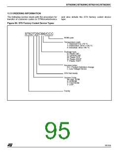 浏览型号ST6210BB6/OTP的Datasheet PDF文件第95页