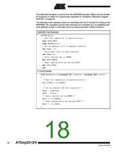 浏览型号ATTINY2313-20SUR的Datasheet PDF文件第18页