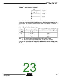 浏览型号ATTINY2313-20SUR的Datasheet PDF文件第23页