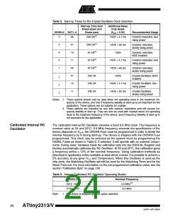 浏览型号ATTINY2313-20SUR的Datasheet PDF文件第24页
