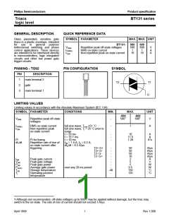 浏览型号BT131的Datasheet PDF文件第1页